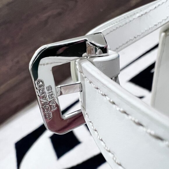 1000% Authentic Goyard Saigon PM Bag - White Grey Colorway - Picture 5 of 16